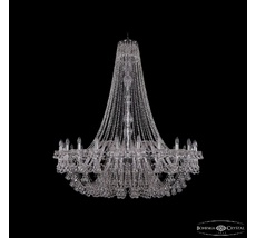 Хрустальная люстра Bohemia Ivele 1409/24/530/h-160 Ni_BI
