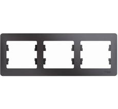 Рамка на 3 поста (графит) Systeme Electric GSL001303