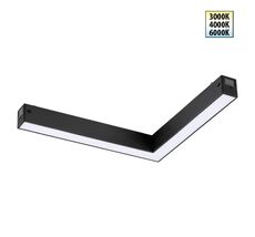 Трековый токопроводящий светильник L-образный с переключателем цветовой темперетуры NOVOTECH VECTOR 359944