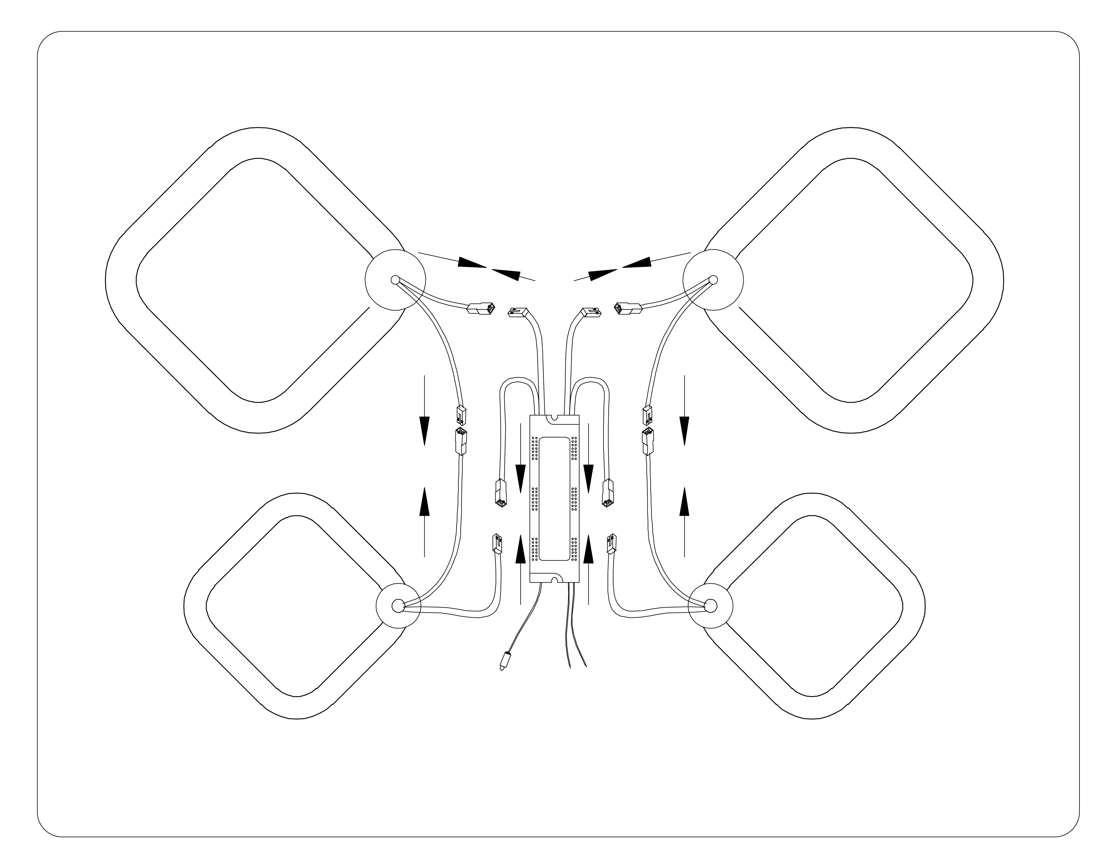 Потолочная люстра с пультом Ambrella Light ACRYLICA FA3822_AMB