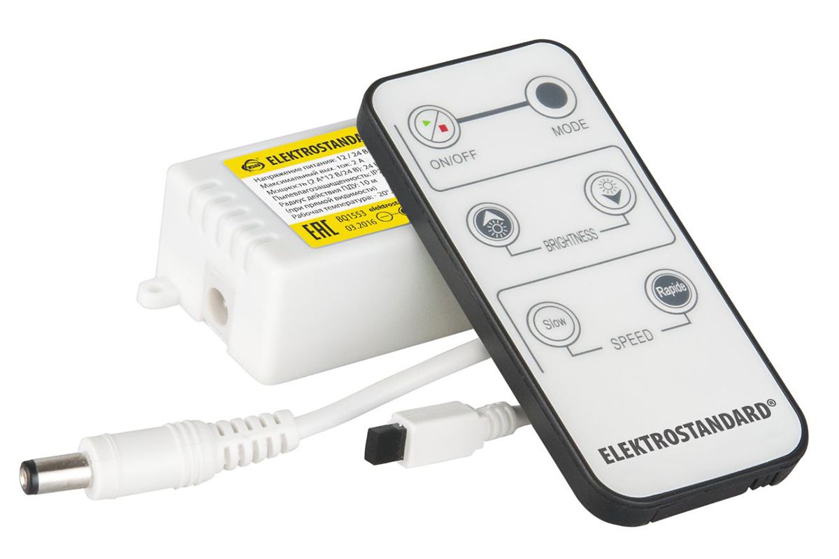 Контроллер для монохромных светодиодных лент С ПДУ 12V (ИК) IP20 LSC 003 12V a035333_ES