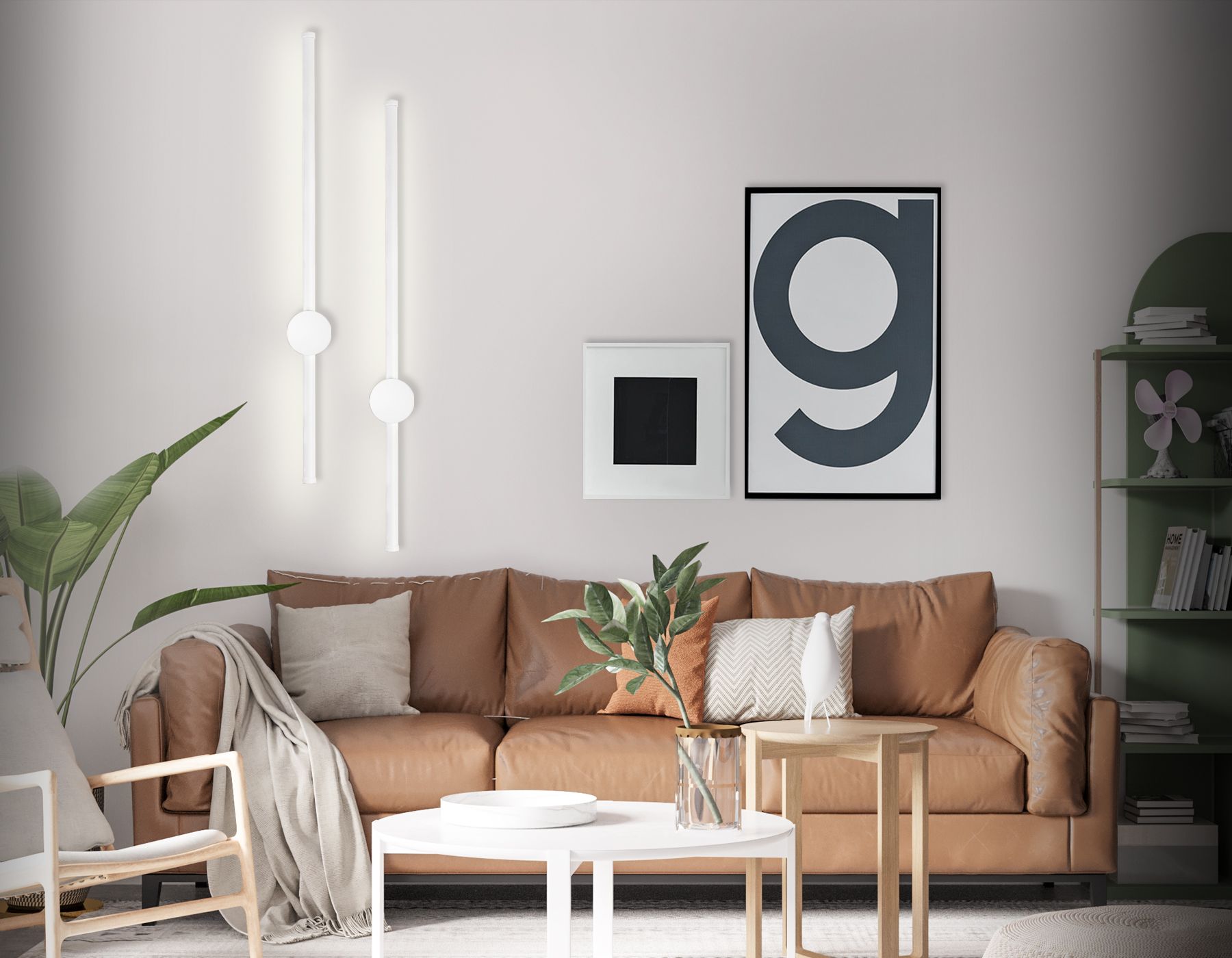 Настенный светильник Ambrella light светодиодный Line FL5201_AMB