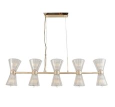 Подвесная люстра NewPort 3615/S gold_NP