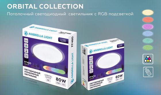 Потолочный светильник Ambrella light Dance FF470_AMB