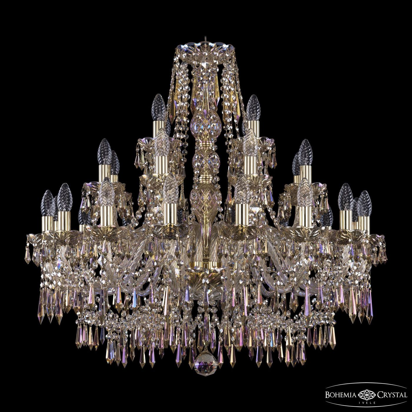 

Хрустальная люстра Bohemia Ivele 1403/16+8+4/300 G M801, 1403/16+8+4/300 G M801