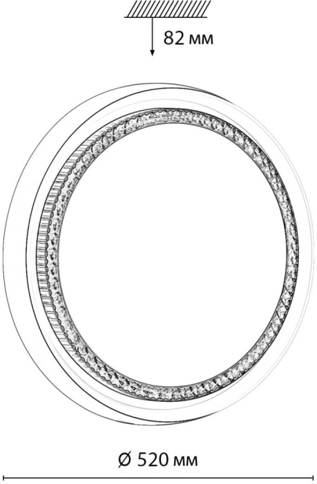 Настенно-потолочный светильник RAHIG Sonex 7644/EL_Sonex