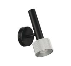 Настенный светильник iLedex Delta 2360-1 BK+SL_IX