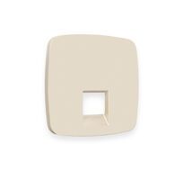 Лицевая панель для компьютерной/телефонной розетки RJ-45/RJ-11 QUANT Ambrella Volt OMEGA OP3320_AMB