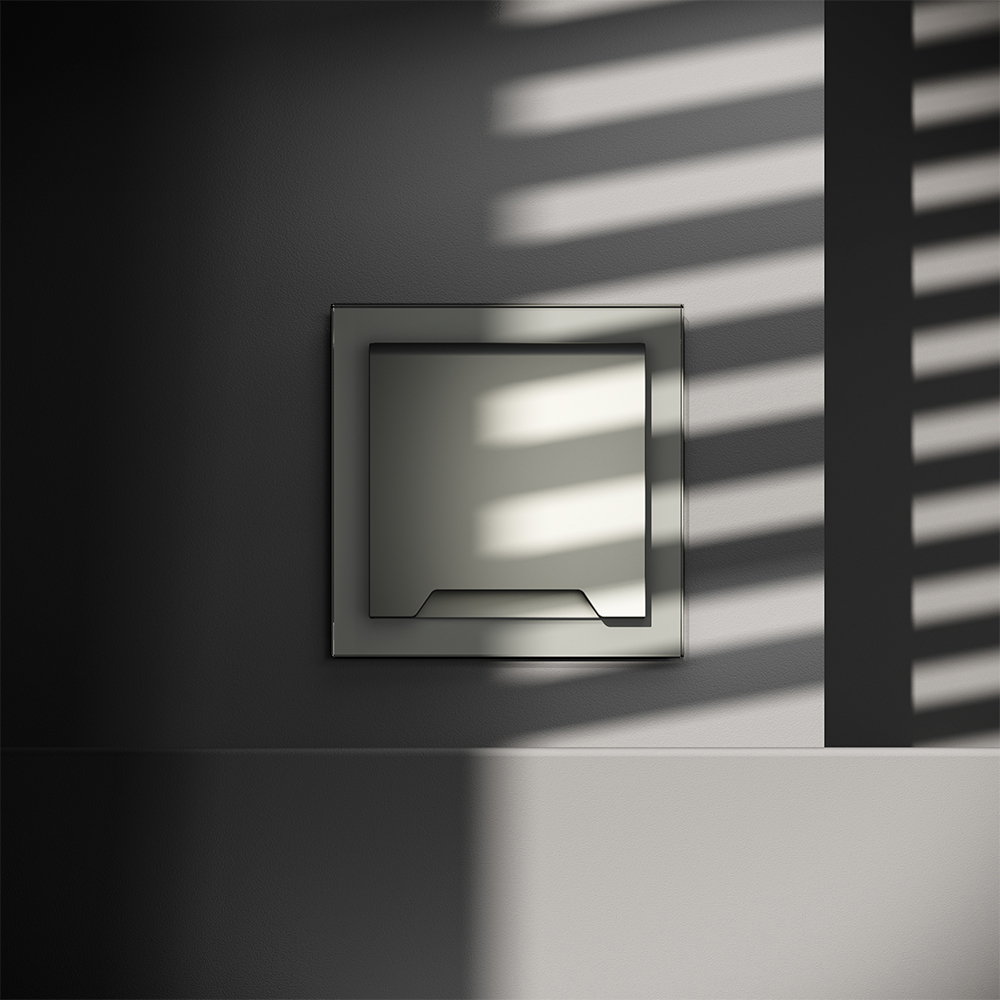 Розетка встраиваемая VOLTUM S70 с заземлением, защитными шторками и крышкой 16А VLS040305