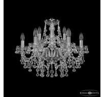 Хрустальная люстра Bohemia Ivele Crystal 1409/6+3/195 Ni_BI