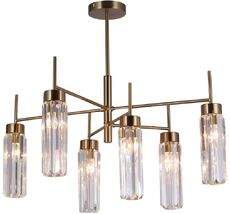 Потолочная люстра хрустальная на штанге Omnilux OML-68517-06