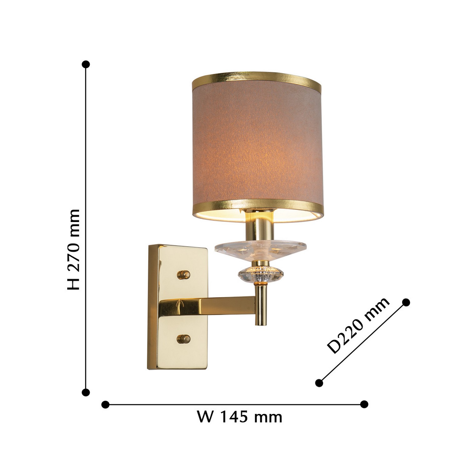 Бра Favourite Rocca 2689-1W