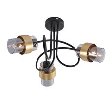 Потолочная люстра Escada 1139/3P Black/Gold_ESC