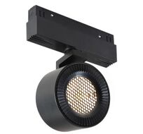 Поворотный магнитный трековый светильник iLedex VISION 4822-010-D82-12W-38DG-4000K BK (WALL WASHER)_IX