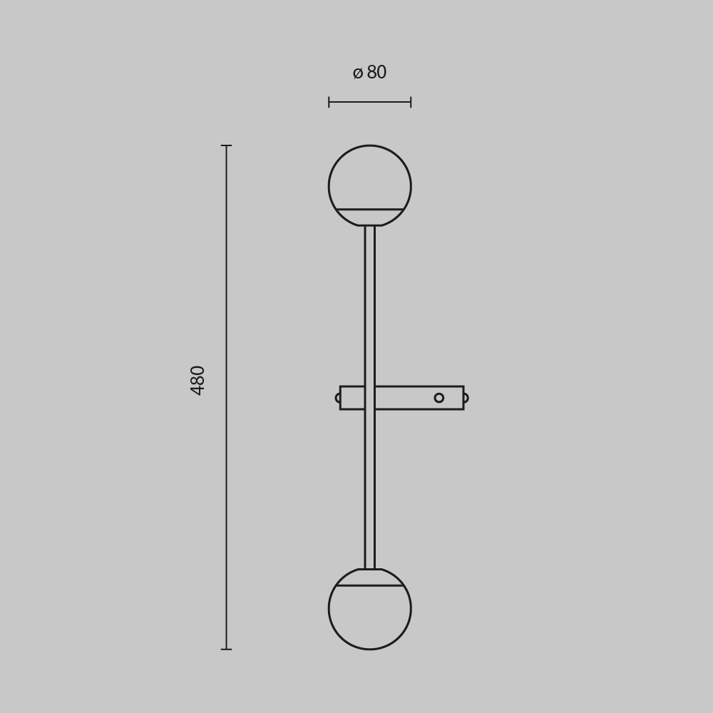 Настенный светильник Maytoni Touch MOD285WL-L10BS3K_MY