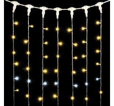 Гирлянда LTC Занавес 1 x 6 м Шампань с Мерцанием Белого Диода, 600 LED PCL601BLW-10-2CH