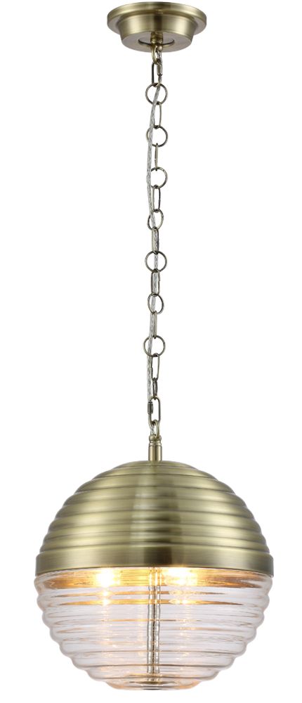 Подвесной светильник Crystallux ANDRES ALBERTO SP3 BRONZE/TRANSPARENTE_CR