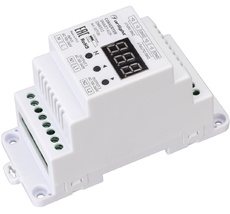 Конвертер SMART-K29-DMX512 (230V, 2x1.2A, TRIAC, DIN) ( Arlight 027130_ARL