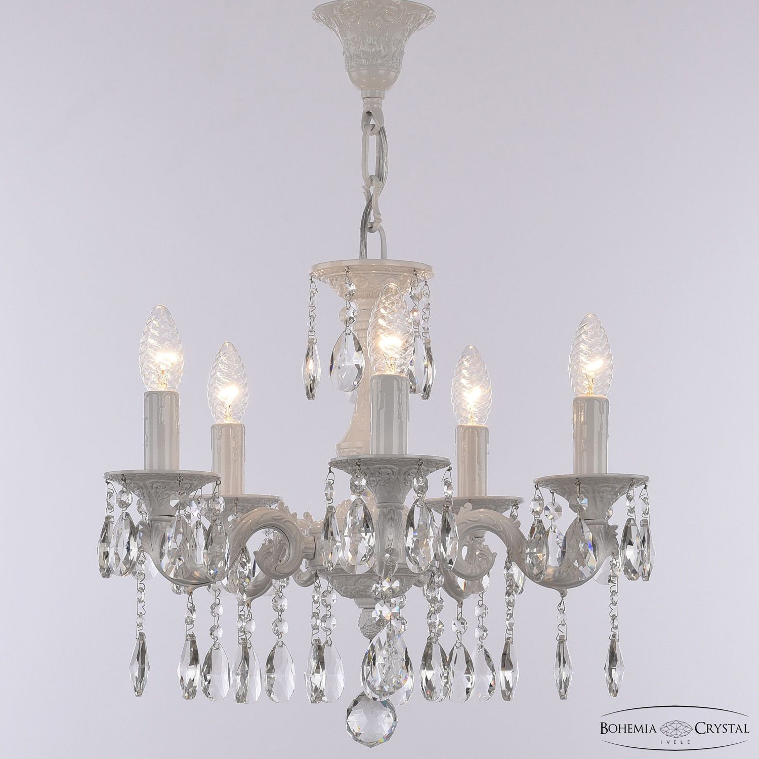

Хрустальная люстра Bohemia Ivele Crystal Florence 71101/5/125 A WG, 71101/5/125 A WG