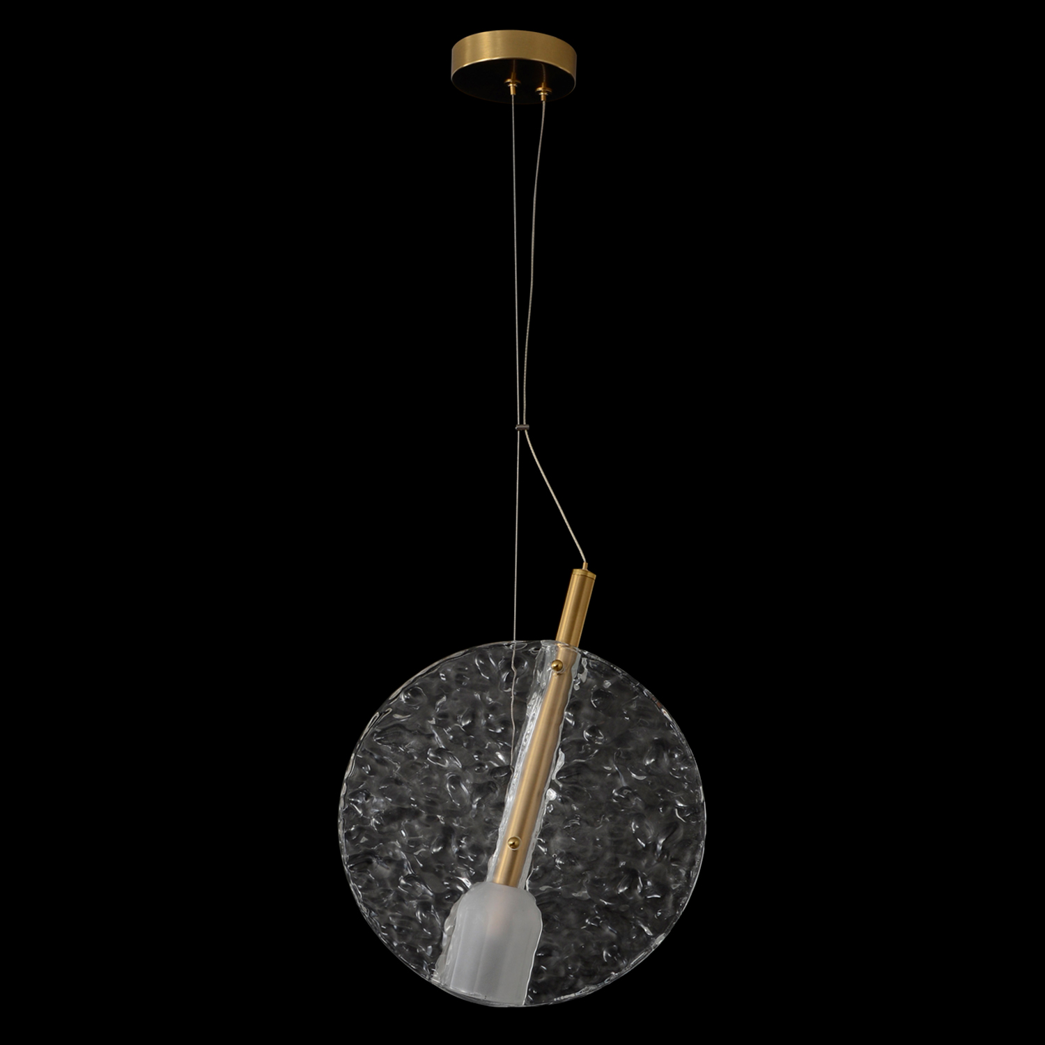 Подвесной светильник Crystal Lux FROZEN SP1 BRASS_CR