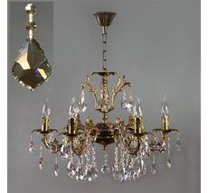 Хрустальная люстра Ambiente Ambient 2118/6 PB Honey Leaf_BZ