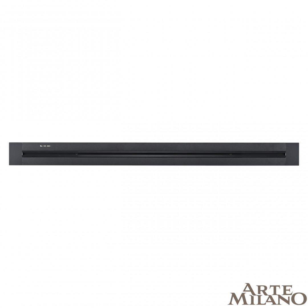 Шинопровод встраиваемый Arte Milano track-sockets 382301TB/100 Black