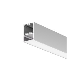 Алюминиевый профиль накладной-подвесной 50х70 серебро 2 м Maytoni 633016_MY