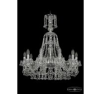 Хрустальная люстра Bohemia Ivele 1409/10/240/XL-75 Ni_BI
