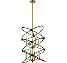 Потолочная люстра на штанге (10020/8R Black) Indigo V000486