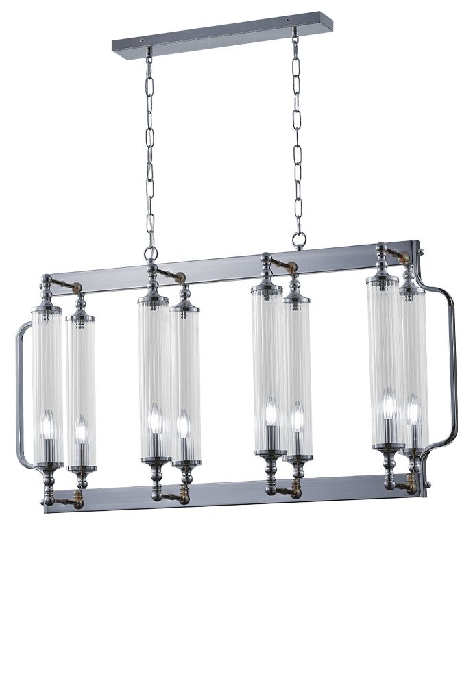 

Подвесная люстра Crystallux TOMAS TOMAS SP8 L1000 CHROME, TOMAS SP8 L1000 CHROME