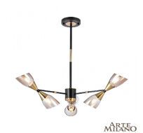Потолочная люстра Arte Milano Neapolis 276708/6 BK/GD