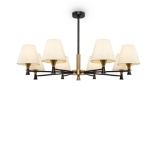 Потолочная люстра Freya на штанге Perfetto FR5098PL-08BBS_MY