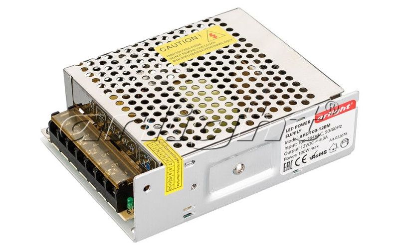 Arlight 12v. Блок питания Arlight APS-100-12в. Блок питания APS-100-24в 100вт. Блок питания Arlight 24v 100w. Блок питания 12в 8.03