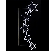 Светодиодная Консоль Пять Звезд 90 x 200 см, Белая, 220В SKL4-220W