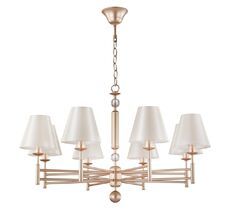 Подвесная люстра Crystallux FLAVIO FLAVIO SP8 GOLD_CR