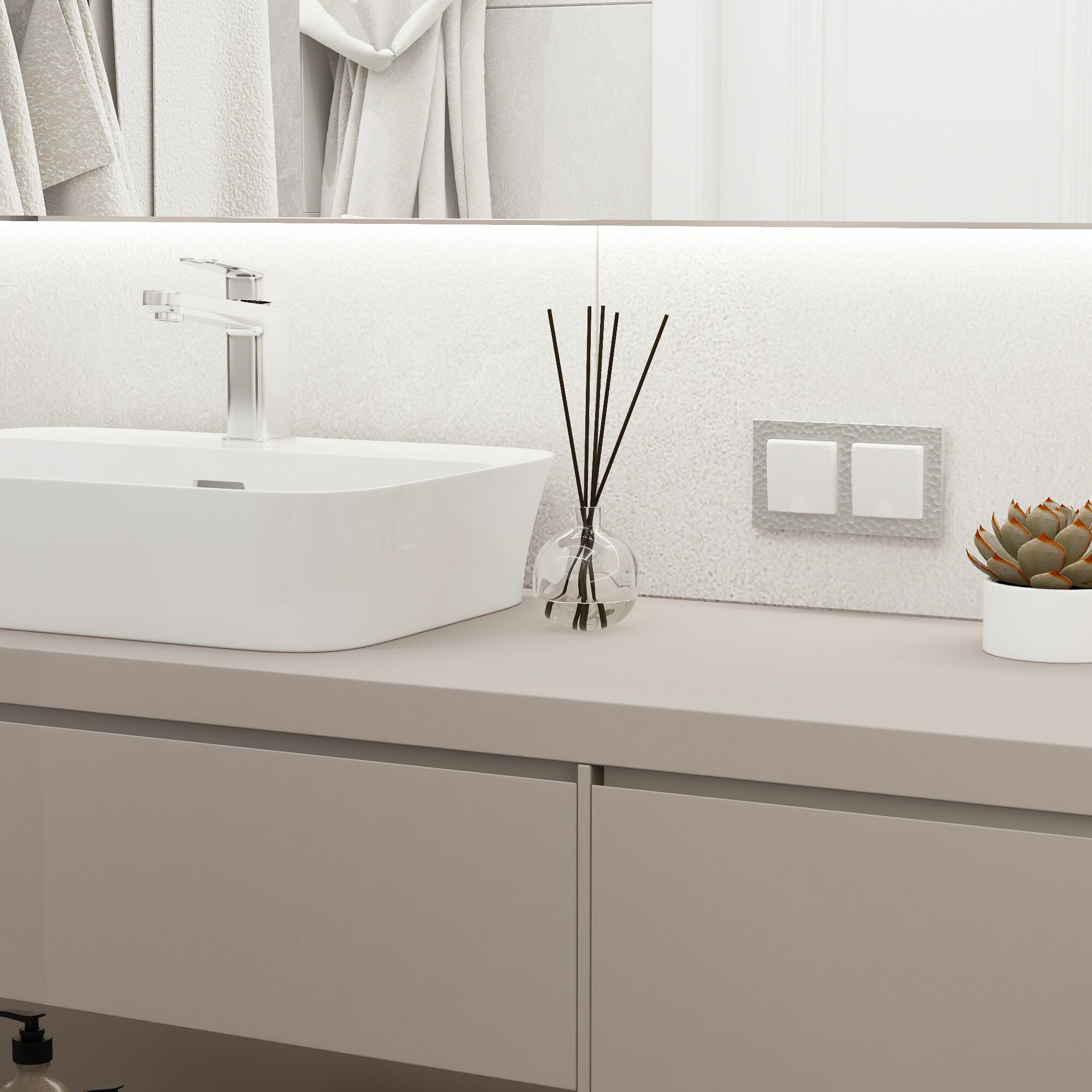 Розетка с заземлением и шторками c крышкой IP44 Werkel a059267_WR