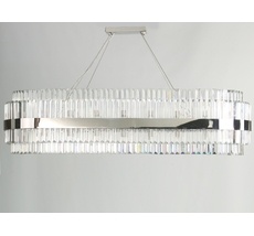 Подвесная люстра NewPort 10242/120 oval nickel_NP