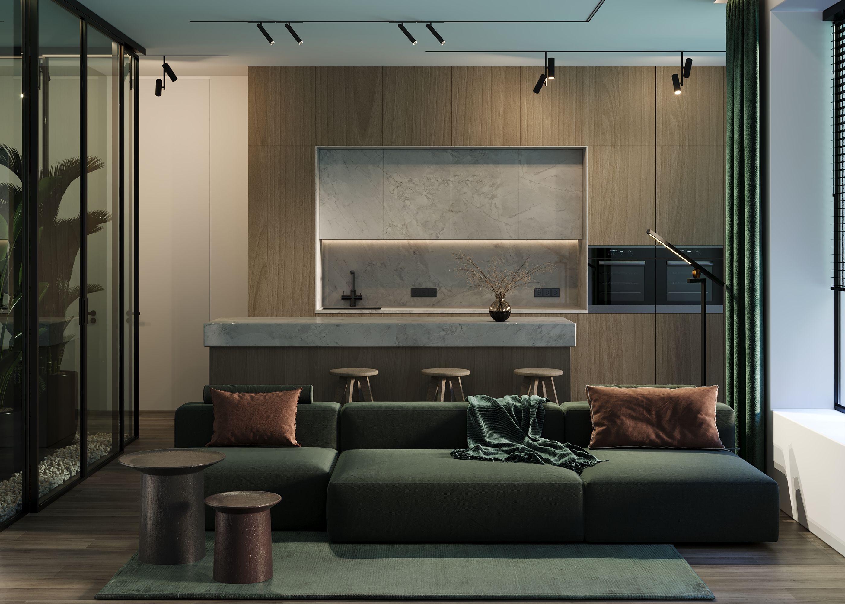 Трековый светильник Maytoni Elti Duo TR005-2-2X12W3K-B_MY