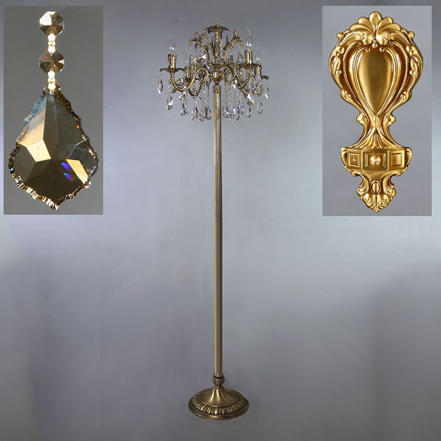 Торшер Ambiente GRANADA 2118F/4 AB Honey Leaf_BZ