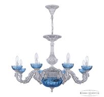 Хрустальная люстра Bohemia Ivele AL79101P/8/250 WMN P Aquamarine/M-1G_BI