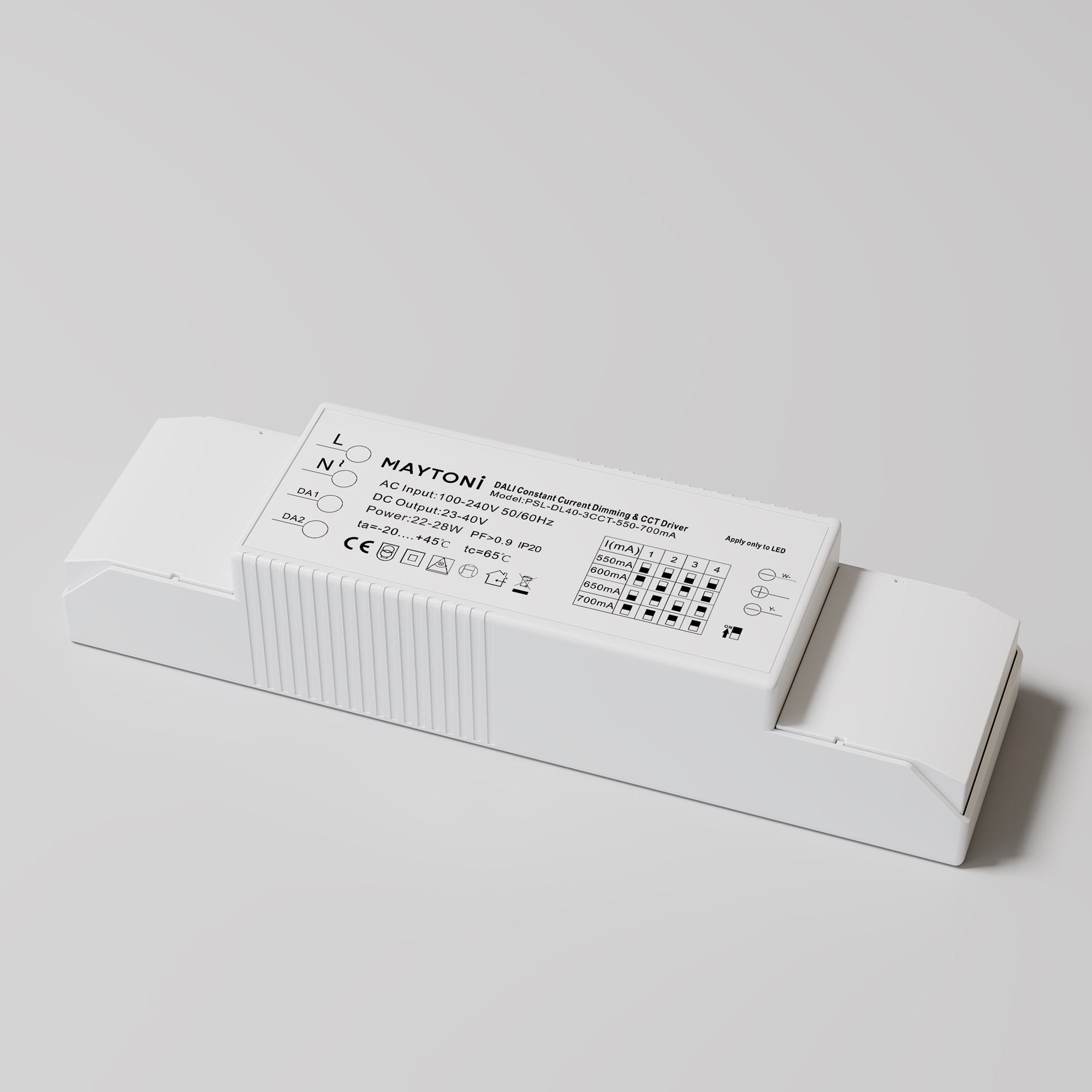 Блок питания 22-28w Maytoni Dali PSL-DL40-3CCT-550-700mA_MY
