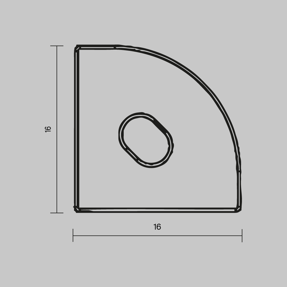 Комплект заглушек (для профиля 16?16) 2 шт Maytoni 642029_MY