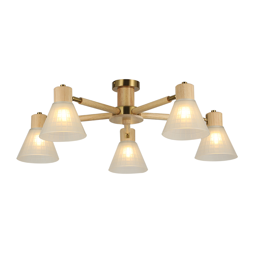 Потолочная люстра Arte Lamp MELEPH A4096PL-5BR, цвет коричневый