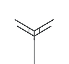 Кронштейн OXOR-SY4-3000x76-L1300 BLACK ( Arlight 051662_ARL