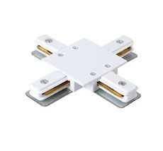 Соединитель X-образный (однофазный) для встраиваемого шинопровода Crystallux CLT 0.2211 04 WH_CR