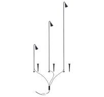 Уличный грунтовый светильник Arte Lamp Muliphein A1084PA-3BK