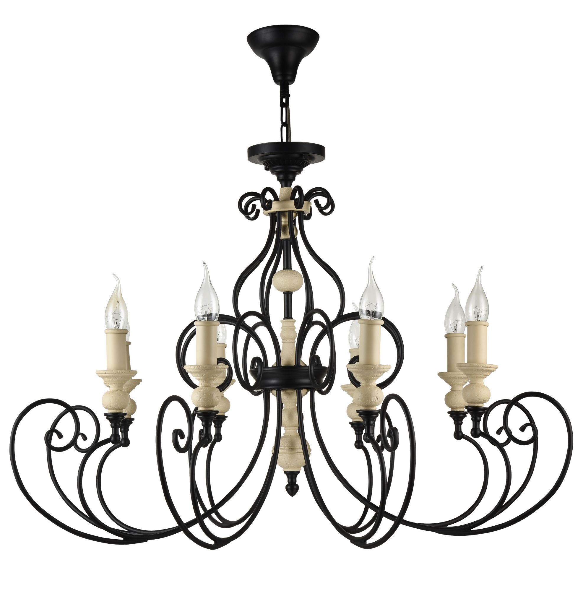 Подвесная люстра Maytoni H631-PL-08-B_MY
