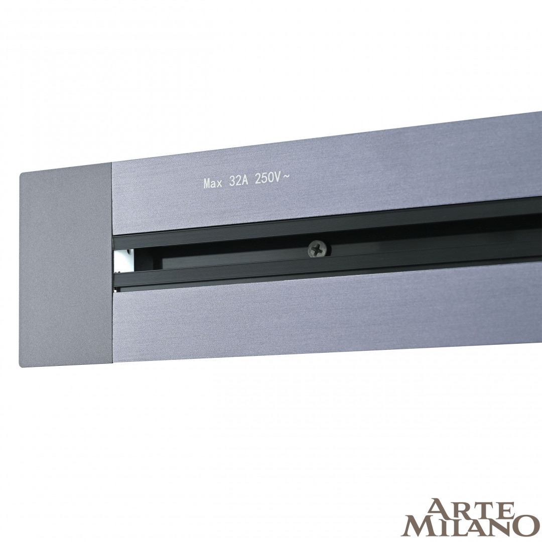 Шинопровод встраиваемый Arte Milano track-sockets 382305TB/50 Grey