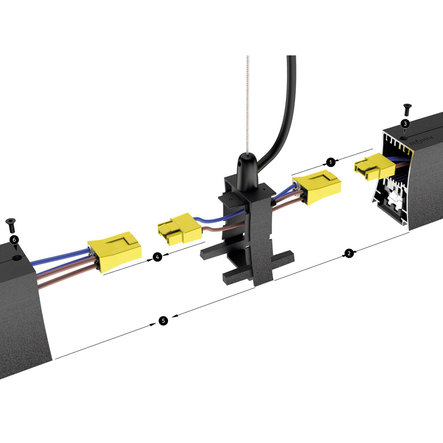 Соединитель с блоком питания для 7554/7555 HANOK 7559 7559_MN