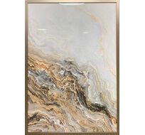 Постер Серый мрамор-1 Garda Decor 89VOR-MARBLE3